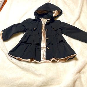 Girls Copper Key dress coat, size 4/5